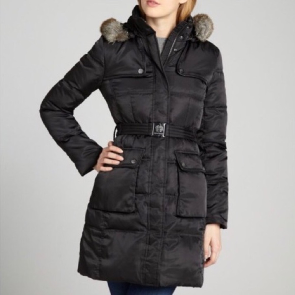 Vince Camuto Hooded Coat  × HP